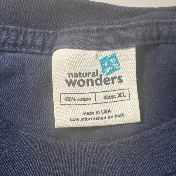 VTG‎ Natural Wonders XL T-Shirt Vintage Frog Pilot USA Flag Frankenstein Tee - Picture 3 of 13